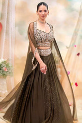 Indowestern Cape Set